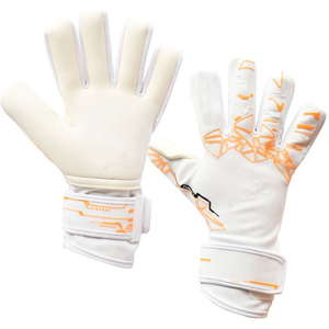 Gants de gardien de but de football pour enfants de haute qualité, logo personnalisé, en latex, paume extérieure, imperméables, sangle de poignet réglable, respirants - Product Image 2