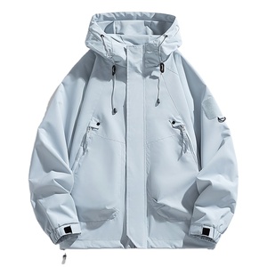 แจ็กเก็ตกันลมมีฮู้ดกันน้ำระบายอากาศได้ดีของผู้ชายเสื้อโค้ทผ้าเนื้อหนาเสื้อ2026กันลม - Product Image 4
