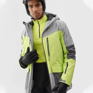 Combinaison de ski unisexe de haute qualité, coupe-vent, chaude, épaisse, grande taille, col à capuche avec fermeture éclair, personnalisable pour hommes et femmes - Product Image 3
