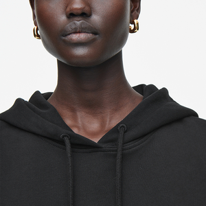 เสื้อฮู้ดดี้สีดำฟอกแบบใหม่ สไตล์คลาสสิก ทันสมัย สวมใส่สบาย ผลิตจากผ้าฝ้ายเนื้อนุ่ม สำหรับผู้ชาย - Product Image 5