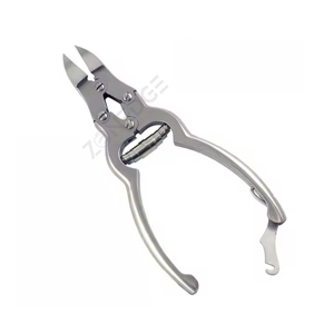 Coupe-ongles professionnel robuste 6 ''mâchoires incurvées en acier allemand coupe-ongles en porte-à-faux en acier inoxydable avec verrouillage à ressort de baril - Product Image 3