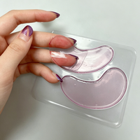 Patchs oculaires en hydrogel de collagène cristallin, personnalisables OEM/ODM, emballage sur mesure, matériau doux et inoffensif