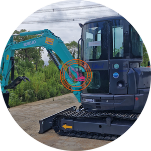 2022 Kobelco SK55SR Mini pelle 5.5ton utilisée de haute qualité pas cher prix bonne condition de fonctionnement avec engrenage moteur à noyau - Product Image 2