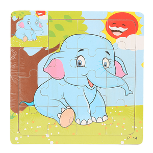 Puzzle en bois éléphant - Multi - Product Image 1