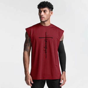 Summer Gym Clothing Mens Bodybuilding <b>Stringer</b> Tank Top Mesh Sleeveless <b>Vest</b> Sweatshirt Fitness Workout Sportswear Tanktop Male - Product Image 4