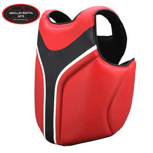 Protection Thoracique de Haute Qualité pour la Boxe, Couleurs Noir et Rouge, Meilleure Vente 2026, par ABDULLAH MARTIAL ARTS - Product Image 3