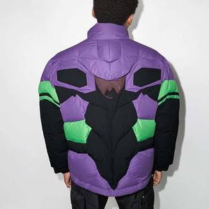 Manteau brillant à bulles pour hommes Manteau léger à col montant Manteau matelassé coupe-vent Vestes d'hiver matelassées pour hommes - Product Image 3