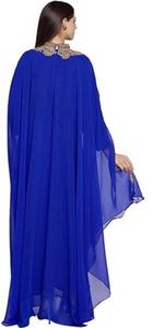 Kaftan marocain modeste de Dubaï, Abaya arabe maxi, robe de soirée longue à perles à la main, robe de mariée, tenue de plage élégante, Jellabiya - Product Image 4