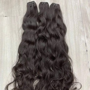 Cheveux humains vietnamiens ondulés naturels, bruts, vierges, cuticules alignées, non traités, prix de gros - Product Image 1