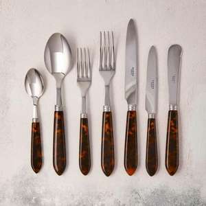 Stainless Steel Eco-Friendly <b>Flatware</b> <b>Set</b> with Stylish Contemporary Design for Daily Use and Formal Dinner Table Settings - Product Image 3