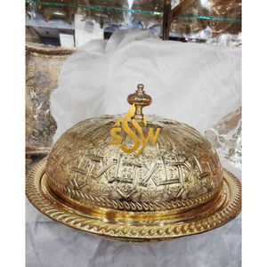 Olla Térmica Premium de Acero Inoxidable con Diseño de Caligrafía Árabe, Duradera, Ecológica, para Mantener la Comida Caliente, con Recubrimiento Dorado - Product Image 5