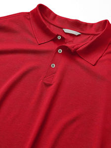 Golf rayé à manches courtes pour hommes de haute qualité pour Polo Tshirt 100% Polyester Jersey Fabriqué par la société - Product Image 2