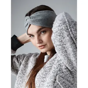 Customizable Twist Knit Crystal <b>Headband</b> Fashionable Accessory Merchandising - Product Image 2