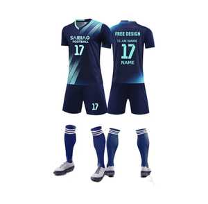 2025 nouveau design 100% polyester unisexe uniformes de football pour unisexe adultes maillot de football ensemble de football - Product Image 2