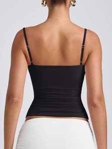 Good Selling <b>Women's</b> Custom Sexy Back <b>Knitted</b> <b>Tank</b> <b>Top</b> for Sports Training & Yoga Sportswear - Product Image 2
