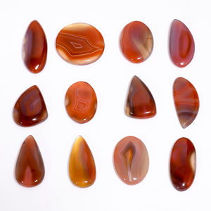 Classique Une Qualité 100% Naturel Botswana Agate Cabochon Mix Poli Ovale Coupe 320 Ct Lâche Lot pour la Fabrication de Bijoux Tailles 27X19 - Product Image 2