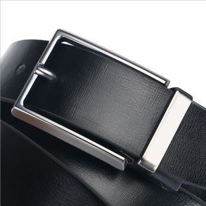 Cinturón de Cuero Genuino de Vaca JECCON para Hombre, 38 mm de Ancho, Estilo Casual, Hebilla de Aleación Resistente, Diseño Sólido con Acabado Pintado - Product Image 2