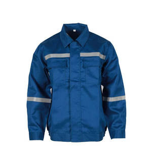 Veste de travail ignifuge FR, veste de sécurité industrielle robuste pour la construction, veste de travail ignifuge pour hommes - Product Image 1
