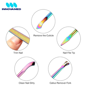 Meilleure vente Staleks Poussoirs à cuticules Outils de manucure et de pédicure Poussoir à cuticules double face PAR INNOVAMED - Product Image 6
