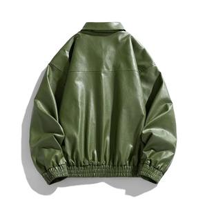 100% Genuine Cow Skin Leather Brown Plus Size Motorcycle <b>Jacket</b> <b>for</b> <b>Men</b> Winter Warm Shearling <b>Fur</b> Canvas Waterproof Windproof - Product Image 4