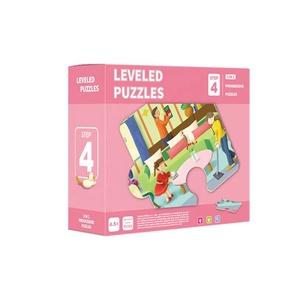 Fabricante OEM de rompecabezas progresivos personalizados para niños, rompecabezas educativos de animales de dibujos animados para niños pequeños, juego completo para niños - Product Image 2