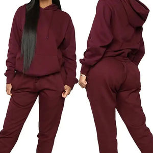 Ensemble de survêtement deux pièces pour femmes, sweat-shirt surdimensionné et pantalon de jogging, streetwear, vêtements de sport décontractés - Product Image 3
