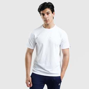 เสื้อยืดคอกลม RF Power Stylish สีขาว ผ้าเจอร์ซีย์คอตตอน 100% พิมพ์ลายสกรีนแบบเรียบ พร้อมป้ายกำกับแบบกำหนดเอง - Product Image 2