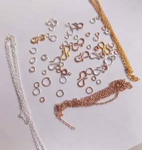 โซ่รูปวงรีที่ดูสมาร์ทขอบชุบทองด้วยกุหลาบสำหรับการออกแบบเครื่องประดับและการทำฮารีโอม HRMC36095ที่สร้างสรรค์ - Product Image 2