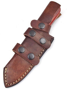 Cuchillo de bolsillo de caza de acero de Damasco personalizado hecho a mano, espiga completa de alta calidad con mango de madera para bricolaje - Product Image 5