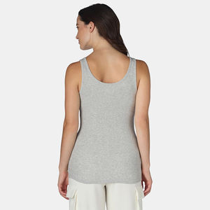 Camiseta Deportiva sin Costuras para Mujer, Color Gris, Ligera, de Secado Rápido, para Correr, Trotar, Ajuste Holgado - Product Image 2