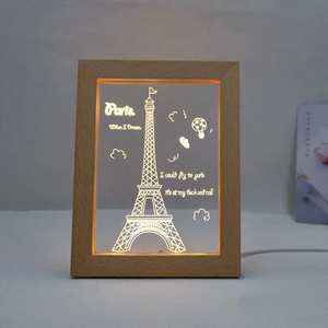 กรอบรูปอะคริลิก LED ไฟกลางคืนประเภทสินค้าพรีเมี่ยม - Product Image 4