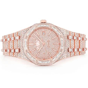 นาฬิกาเพชรแบบไม่มีสีสำหรับผู้ชาย - Product Image 1