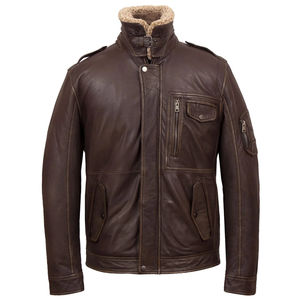 เสื้อแจ็กเก็ตหนังกันน้ำกันลมฤดูหนาวมีซิปสำหรับผู้ชายเสื้อแจ็กเก็ตมอเตอร์ไซค์ระบายอากาศอบอุ่นกลางแจ้งแฟชั่น - Product Image 2