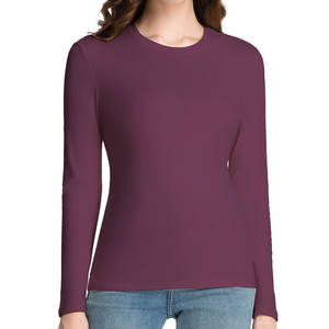 Servicios OEM, Fabricante Líder, Diseño Personalizado, Marca Privada, Camisas de Manga Larga Cómodas para Mujer para Exteriores - Product Image 1