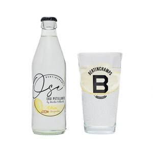 Botella con sabor a agua con gas BIO 33cl Ose Limón Jengibre Carbonatada Acqua Frizzante Gassata Agua OEM Bebida embotellada - Product Image 3