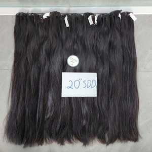 Vente en gros 100% cheveux humains vierges vietnamiens paquets de dentelle transparents droits naturels-cheveux Remy non traités peuvent être teints blanchis - Product Image 4