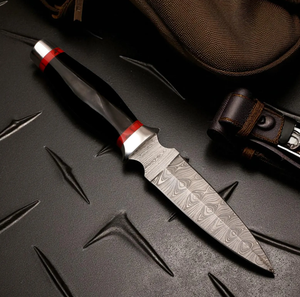 มีดเชฟเหล็กดามัสกัสที่จับไม้สำหรับมืออาชีพใบมีด - Product Image 1