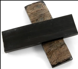 Placas de Ágata con Escamas de Cuerno de Búfalo Natural, Artesanía Ecológica, Mango de Cuchillo, Uso de la India - Product Image 6