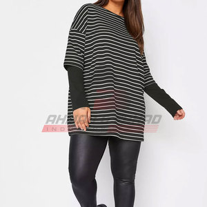 เสื้อยืดแขนสั้นลำลองสองชั้นของผู้หญิงสำหรับฤดูร้อนและสีที่มีน้ำหนักเบาปรับแต่งได้ - Product Image 3