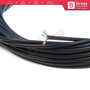 Câble en acier BWR5629, protection contre le bruit, diamètre intérieur 1,2 mm, diamètre extérieur 4 mm, longueur 10 mètres - Product Image 5