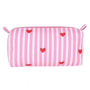 กระเป๋าเครื่องสำอางผ้าฝ้ายลายควิลท์วินเทจ ดีไซน์แบบซิป ปิดผนึกอย่างดี เป็นมิตรกับสิ่งแวดล้อม กันน้ำ เหมาะสำหรับจัดเก็บเครื่องสำอางและพกพาเดินทาง - Product Image 1