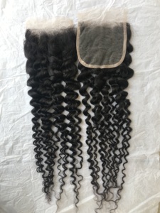 Cheveux vierges brésiliens de la meilleure qualité, closure en dentelle transparente 5x5, fournisseurs et fabricants indiens, prix de gros, ondulations pour femmes - Product Image 4