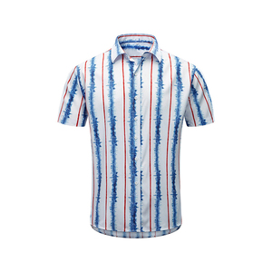 Qualité supérieure OEM Chemises personnalisées en lin et coton pour hommes Chemise de plage boutonnée décontractée à manches longues - Product Image 2