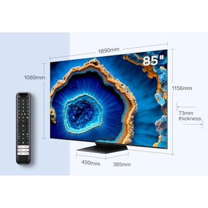 ทีวีเกมมิ่งสมาร์ท 85 นิ้ว มินิ LED ฟูลอาร์เรย์ 4K HDR อัตรารีเฟรช 120Hz ระบบ QLED Backlight Android WebOS หน้าจอแบน เหมาะสำหรับห้องน้ำ - Product Image 3