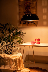 Lámpara Colgante Mexicana de Cobre con Pátina - Sandia Agujero - Product Image 3