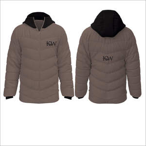 Veste d'extérieur Doudoune robuste pour homme avec isolation chaude, design coupe-vent à capuche, manteau d'hiver hydrofuge - Product Image 4