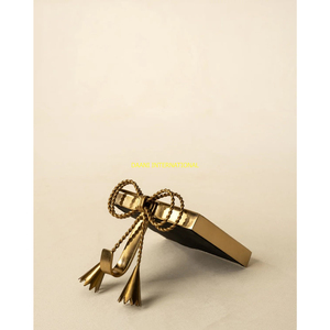 Soporte de calcetín de árbol de Navidad plateado, gancho de repisa de Metal resistente, decoración de vacaciones, colgador de chimenea elegante, festivo moderno - Product Image 5