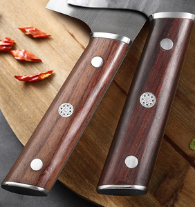 Venta al por mayor personalizado de alta calidad OEM ODM servicio profesional forjado a mano de acero de alta dureza cuchillo de chef cuchillo de hoja afilada - Product Image 4