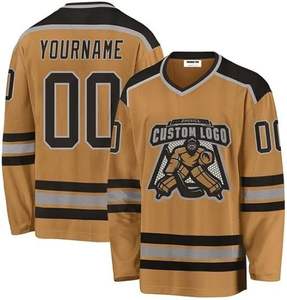 Pratique maillot de hockey sur glace 7V7 Logo personnalisé différentes tailles disponibles au prix de gros - Product Image 5