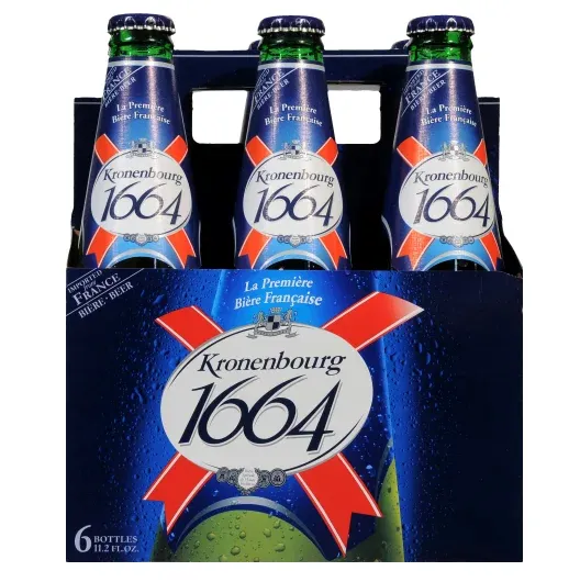 フランス産クローネンブール1664ブランビール25clと33clボトル卸売価格、フランス産クローネンブール1664ブラン